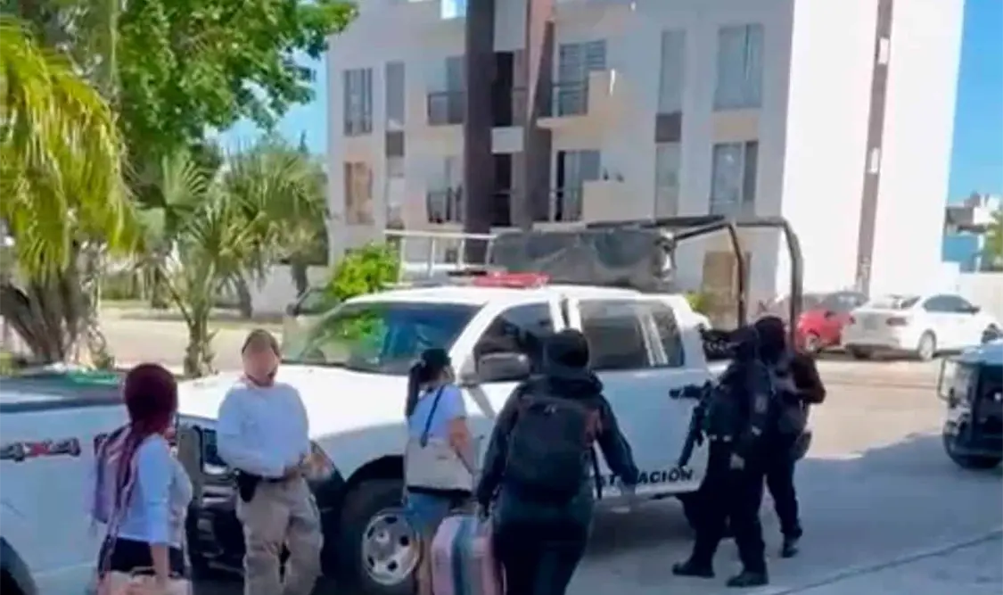 Las ocho mujeres quedaron bajo resguardo de las autoridades. Cortesía