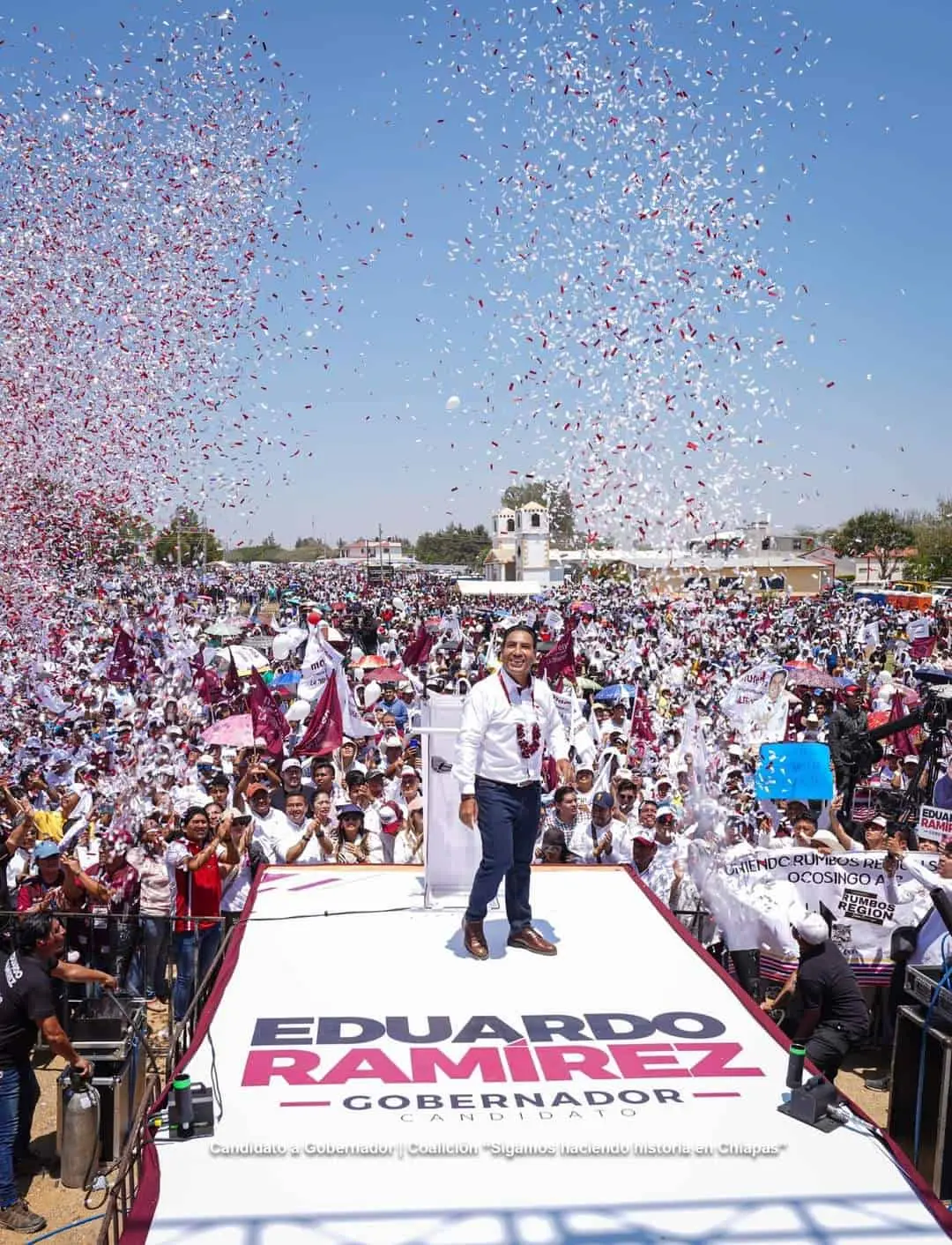 Un gran éxito el inicio de la nueva era de Eduardo Ramírez