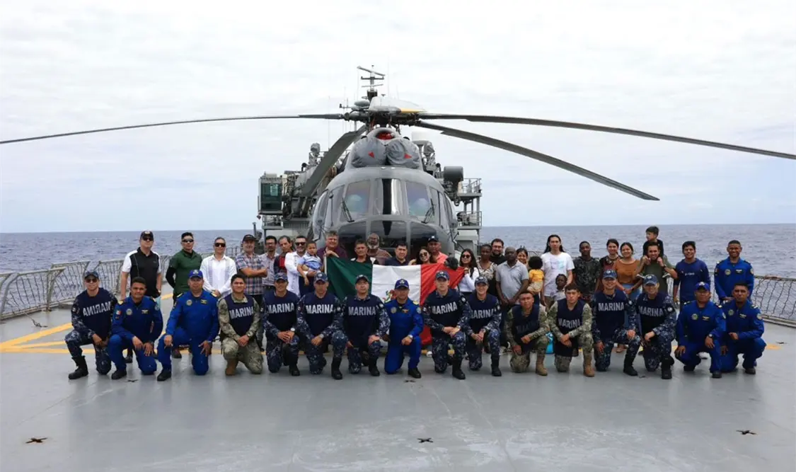 Semar y SRE detallan rescate de 34 mexicanos