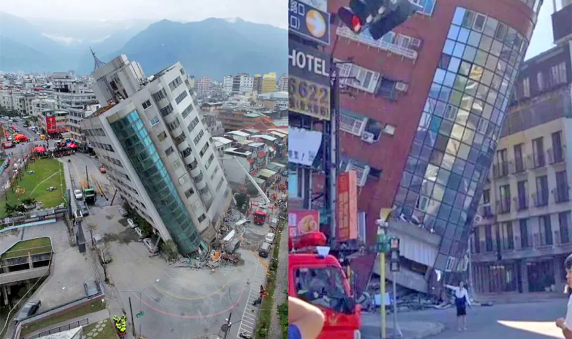 Se reporta terremoto de 7.5 en Taiwán