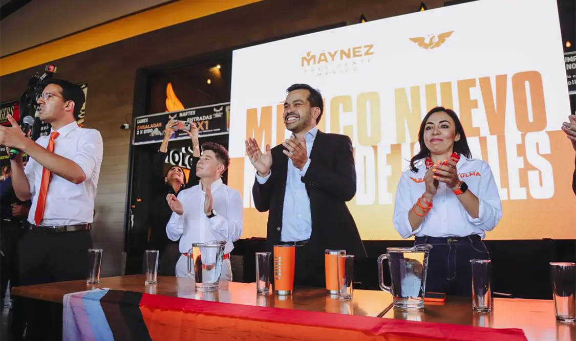 Máynez responde a Sheinbaum tras críticas a MC