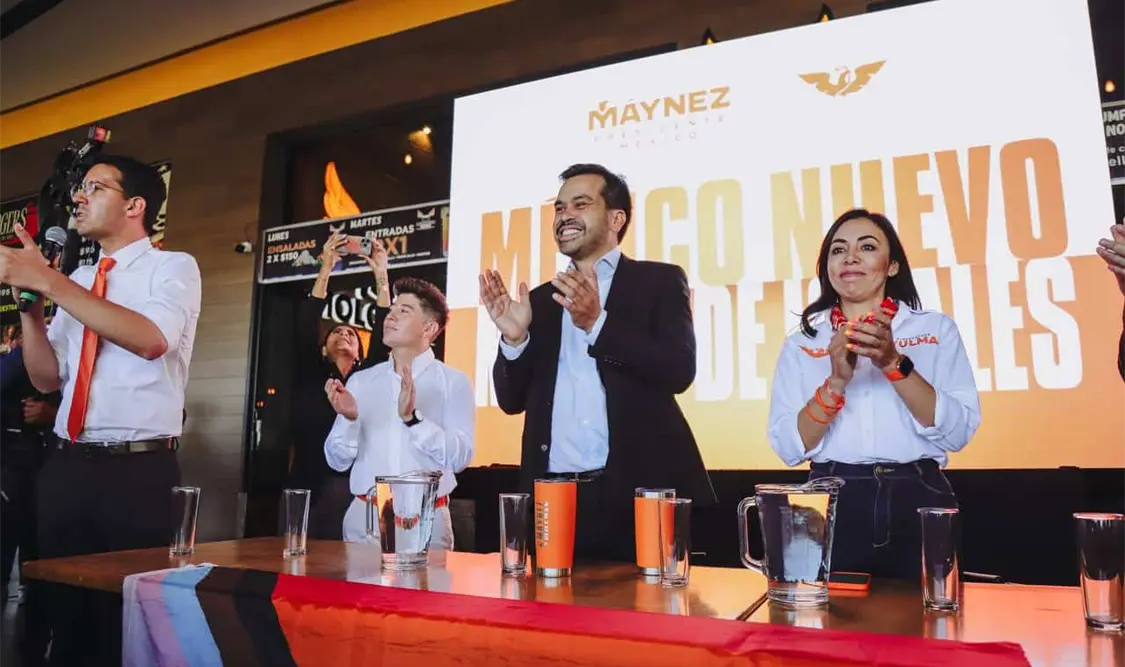 Álvarez Máynez criticó a Claudia Sheinbaum su gestión en la Ciudad de México. Cortesía