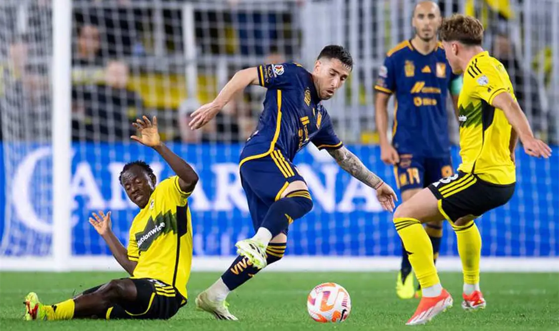Tigres rescata empate en visita al Columbus Crew
