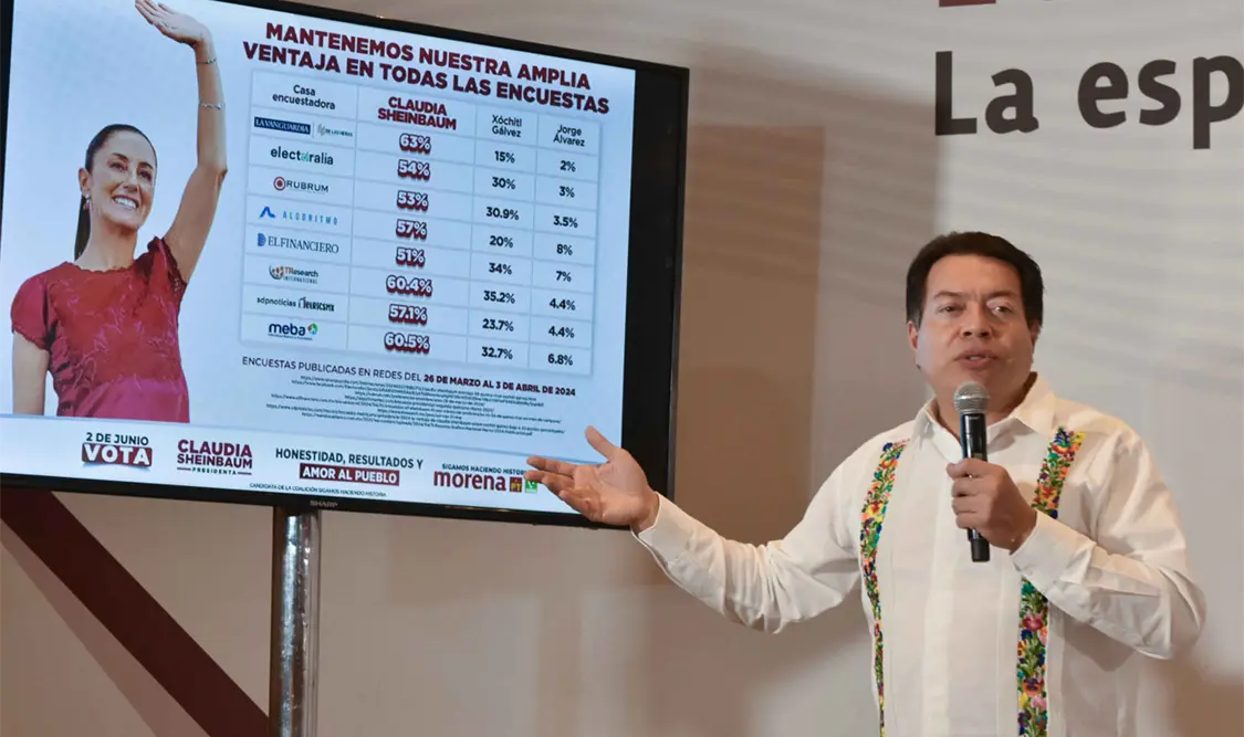 Advierte Delgado que en postdebate habrá guerra sucia