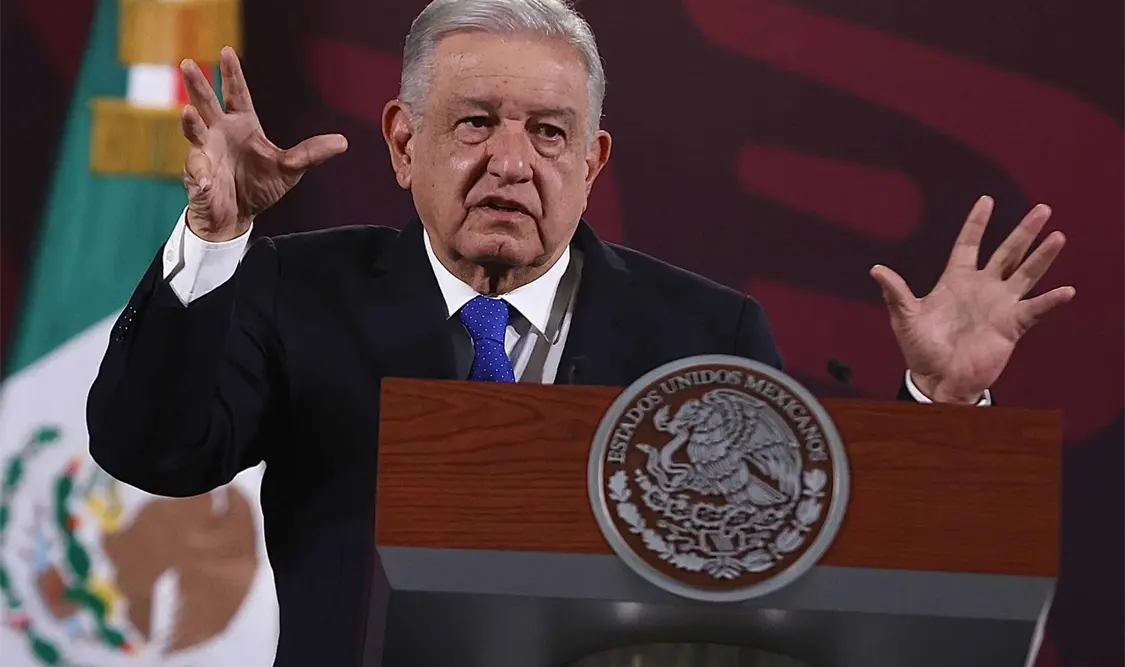 “Que no haya agresiones, que no haya violencia”, aseveró AMLO desde Palacio Nacional. Cortesía