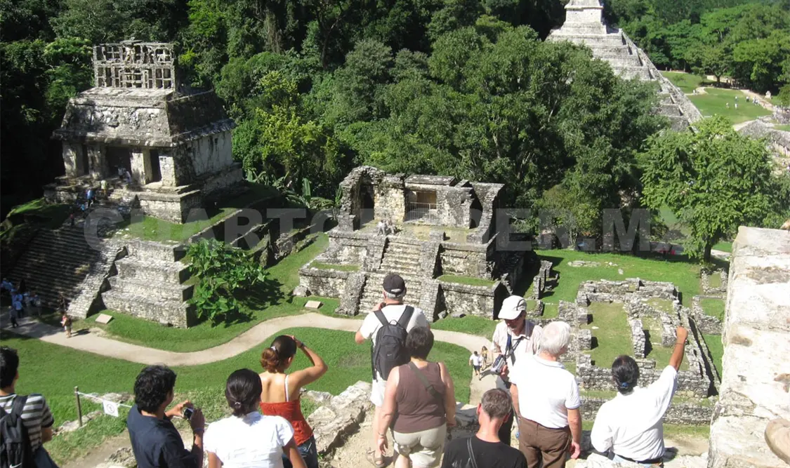 Zona arqueológica de Palenque, la más visitada