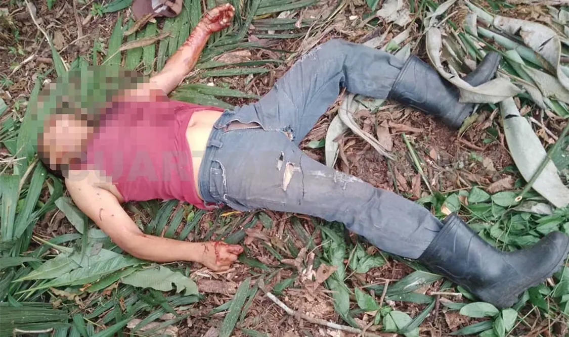 El campesino y su hijo fueron atacados a balazos cuando caminaban por una vereda hacia su milpa. Genaro Sánchez / CP