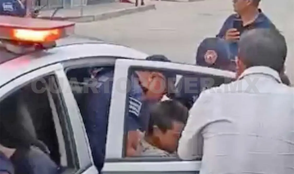 En el accidente una persona del sexo masculino resultó lesionada debido a lo aparatoso del impacto. Manuel Martínez / CP