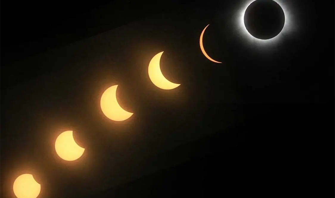 Así se vivió el eclipse solar total de 2024