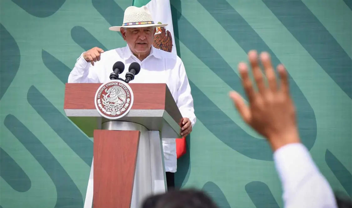 “Estuvo muy bien”, dice AMLO sobre primer debate