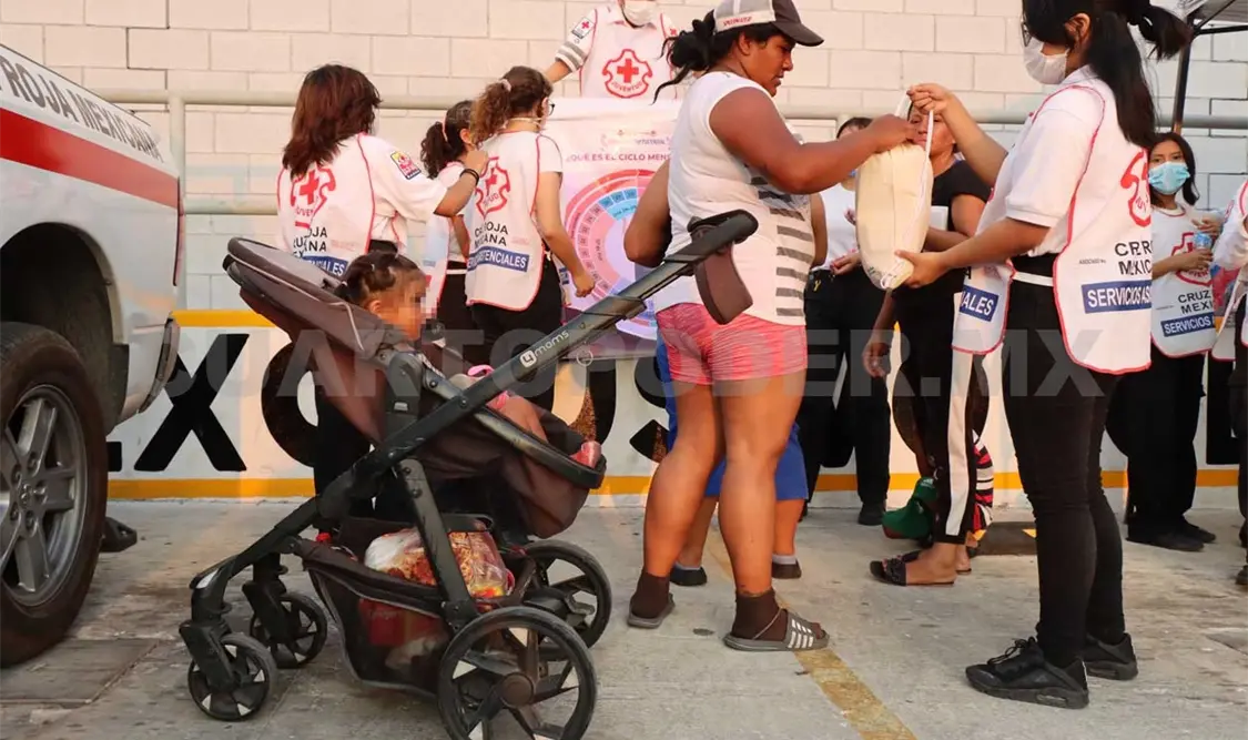 Realizan brigada a favor de migrantes