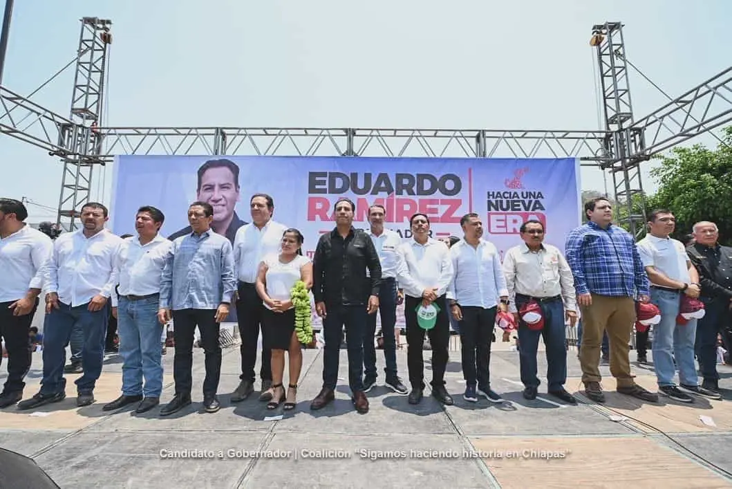 Con la esperanza de una nueva era, reciben a Eduardo Ramírez en Frontera Comalapa y Chicomuselo