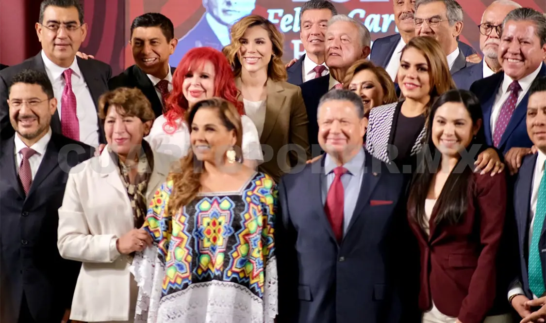 REC participa en conferencia matutina de AMLO