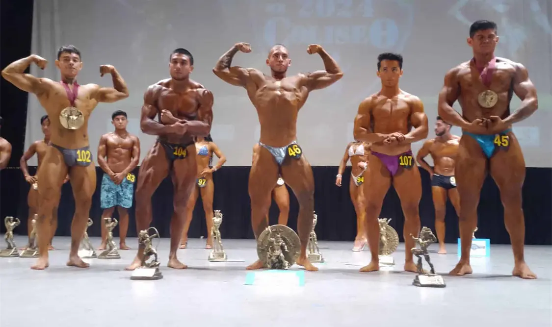 Espectacular 7º Campeonato Estatal de Fisicoconstructivismo y Fitness Mr. y Miss Coliseo 2024. Cortesía