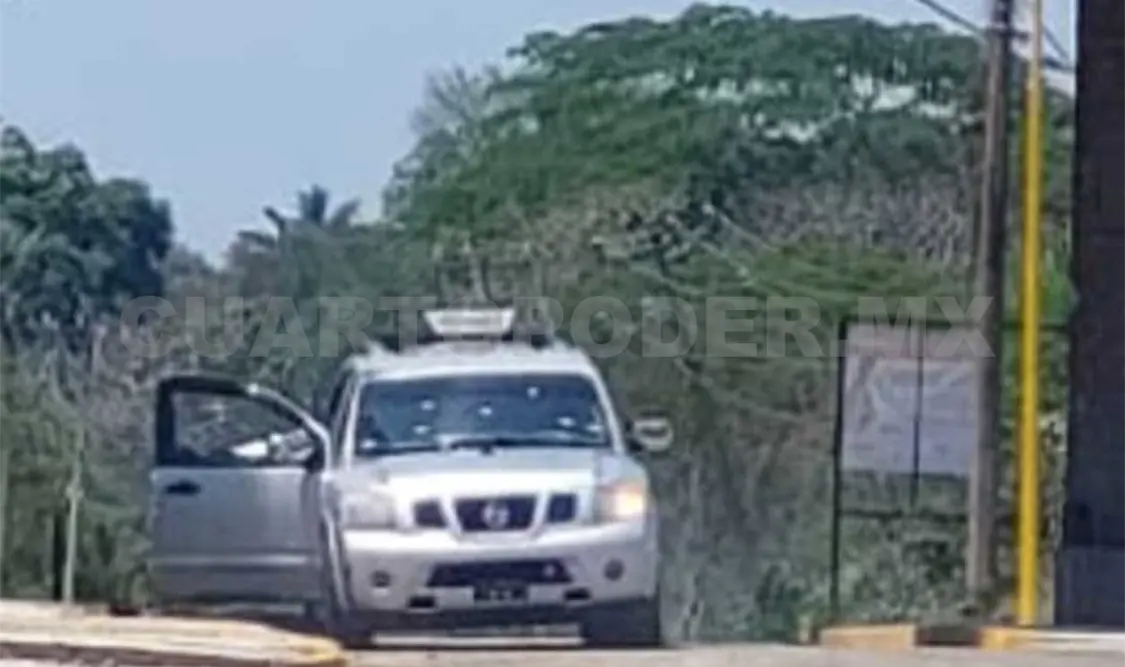 Rafaguean dos camionetas y hay una persona fallecida