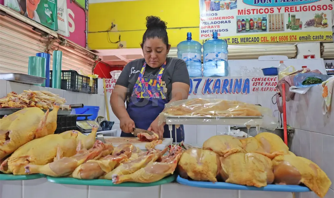 Aumenta el kilo de pollo fresco