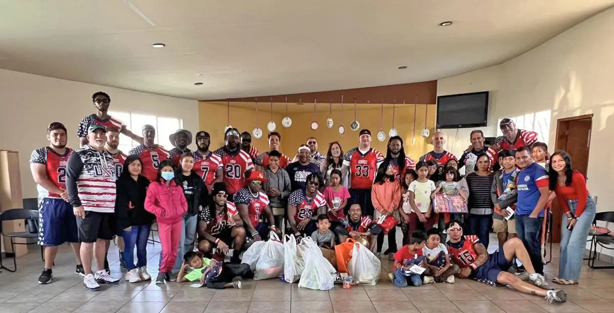 USA All Stars visitan casa hogar