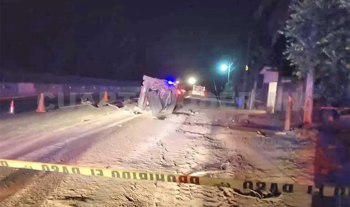 Autoridades se presentaron para dar fe. El cuerpo fue levantado y llevado a la morgue, mientras que la unidad siniestrada arrastrada al corralón. Víctor Sánchez / CP