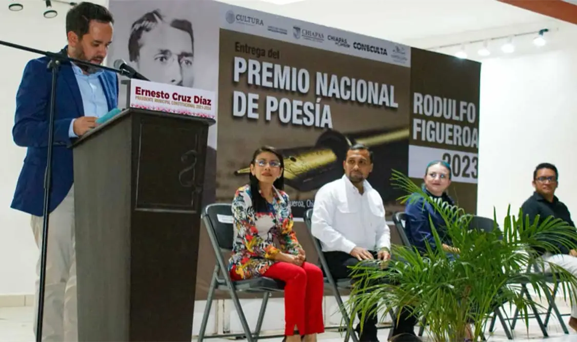 Entrega del premio Rodulfo Figueroa 2023. Cortesía