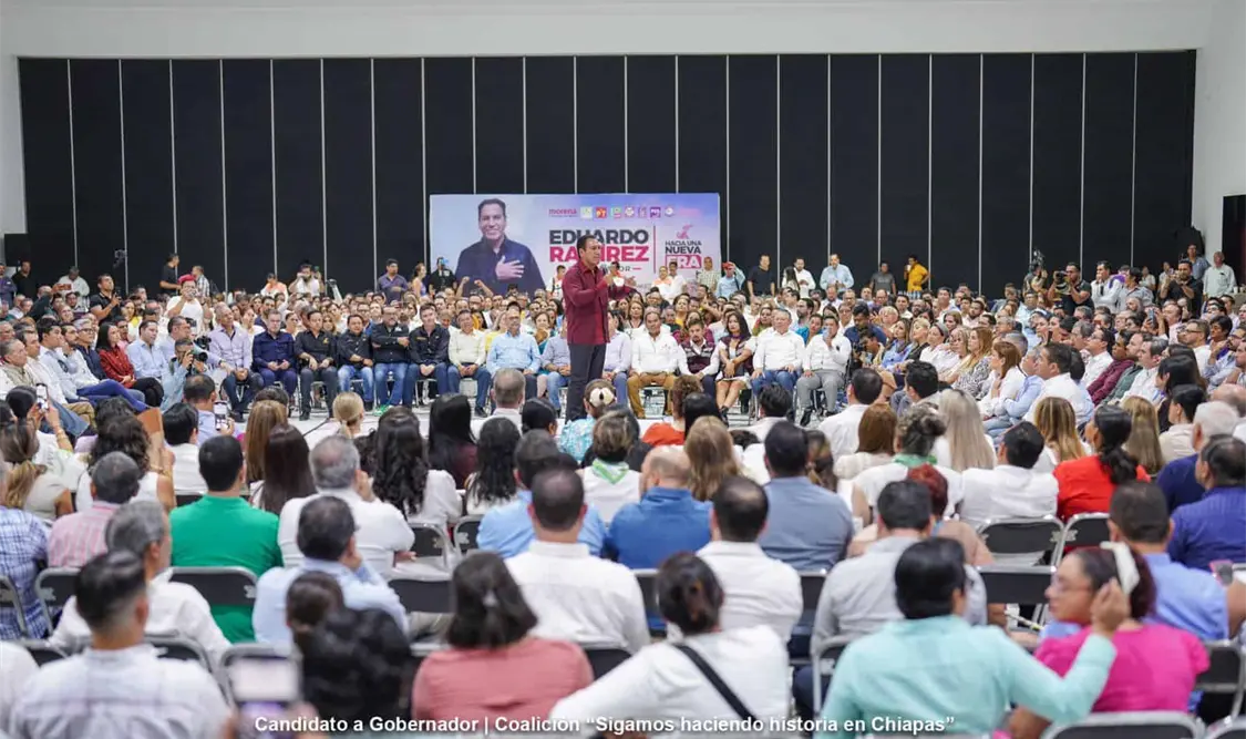 Eduardo Ramírez se reúne con sectores económicos y sociales de Tuxtla Gutiérrez