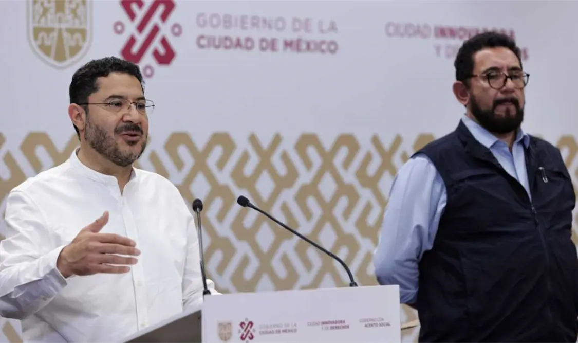 “Sumamente grave y delicado que Benito Juárez haya manipulado información”, dijo Batres. Cortesía