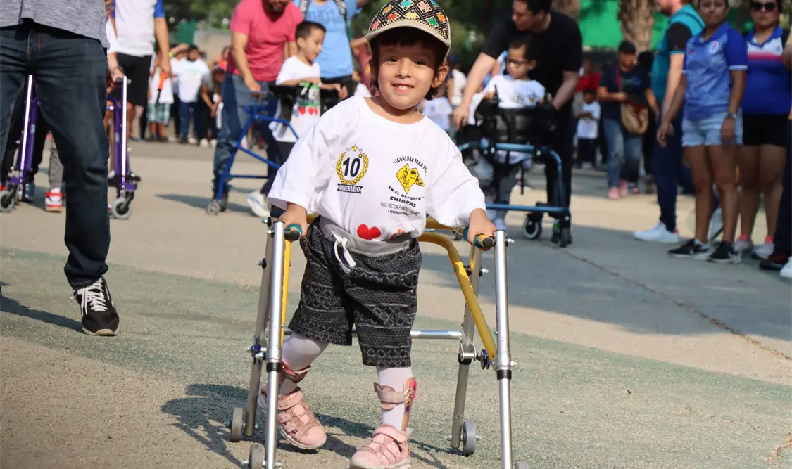 Los pequeños disfrutaron del evento y realizaron actividades físicas.Diego Pérez/CP