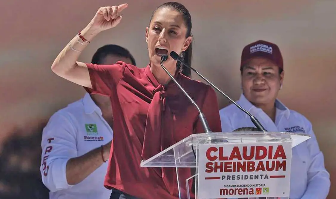 Es la segunda ocasión que Claudia Sheinbaum no asiste a los ensayos del debate. Cortesía