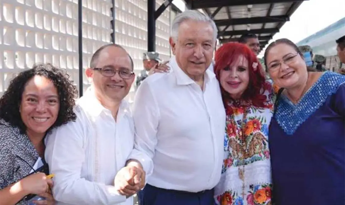López Obrador estará todo el fin de semana en el sureste mexicano donde realiza una gira de trabajo. Cortesía