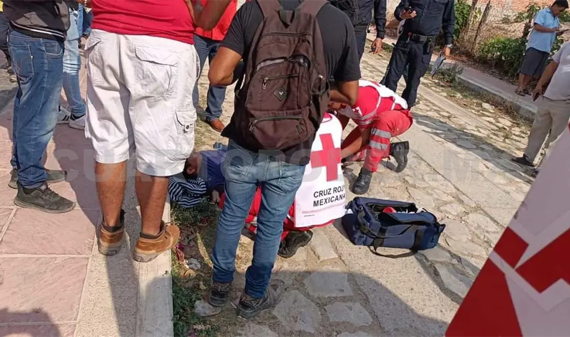 Lo impactan por un corte de circulación