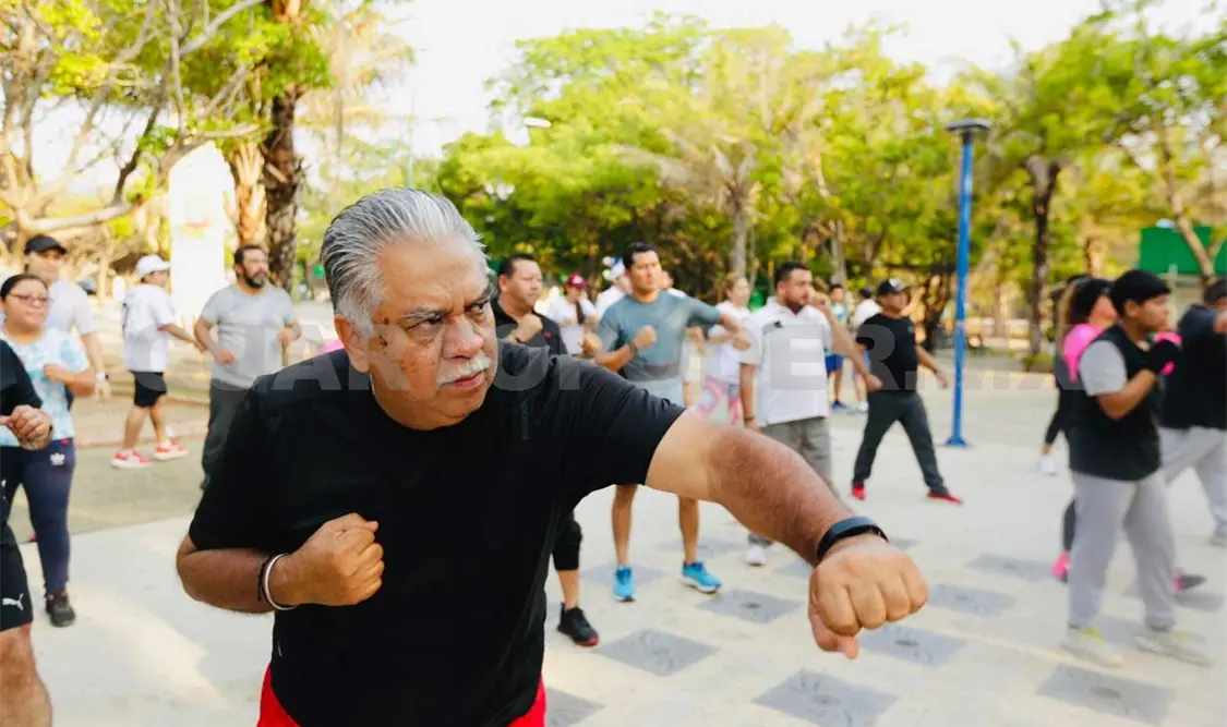 Se llevaron a cabo actividades deportivas en las instalaciones de Caña Hueca. Alan Pola/CP