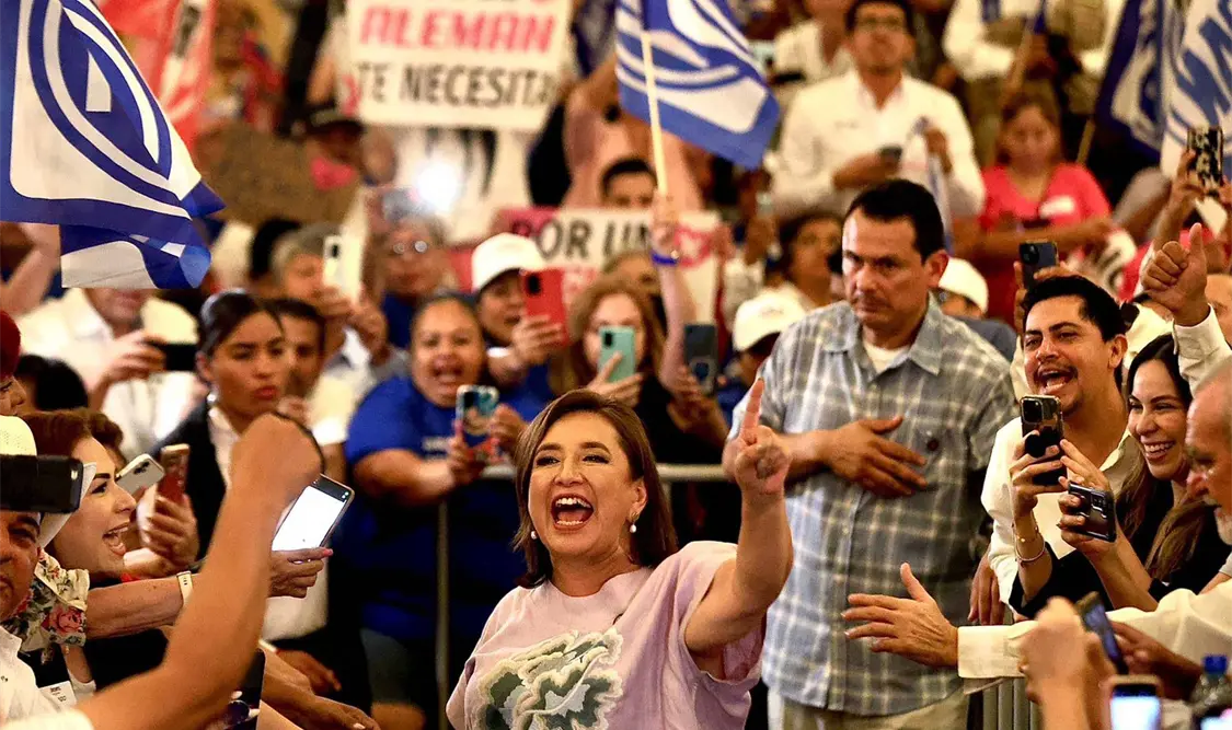 Xóchitl Gálvez aseguró que Sheinbaum ya rebasó por cientos de millones los gastos de campaña. El Universal