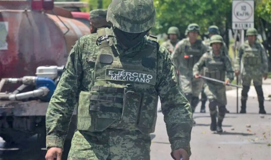Militares pagan una fianza de 100 mil pesos cada uno. Cortesía