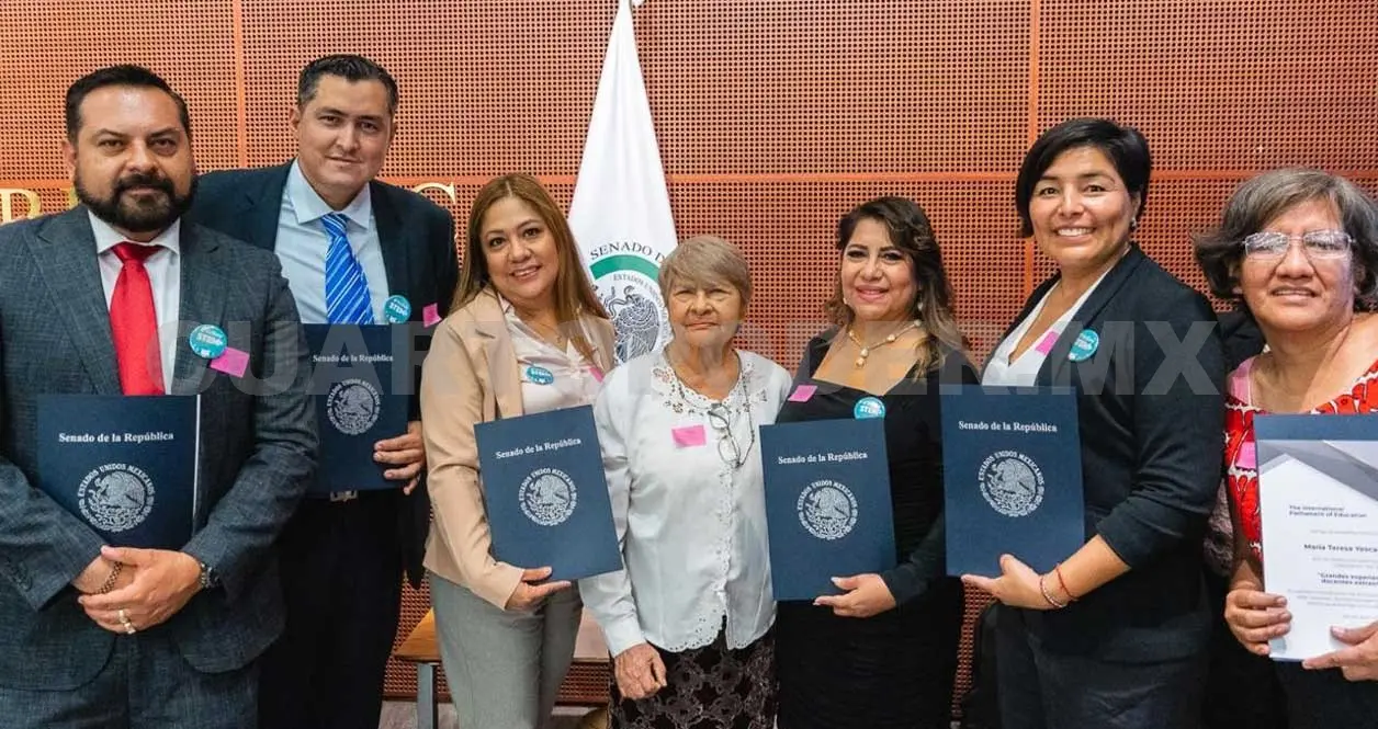 La docente dijo que los maestros deben motivar e inspirar a sus alumnos a seguir adelante. Cortesía