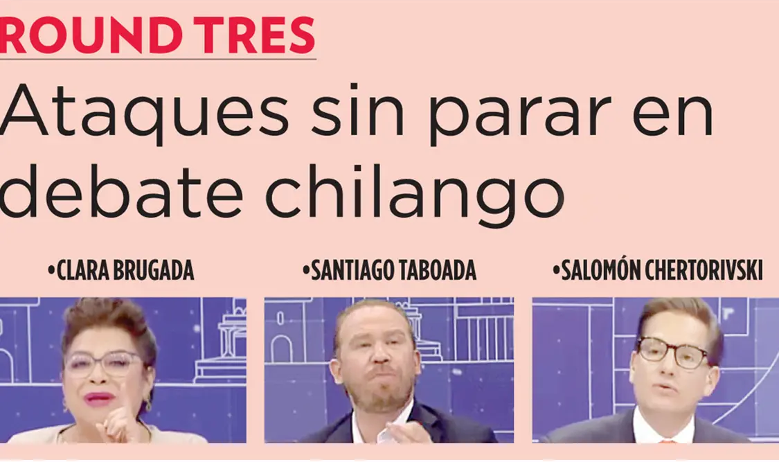 Entre ataques se realiza el tercer debate chilango