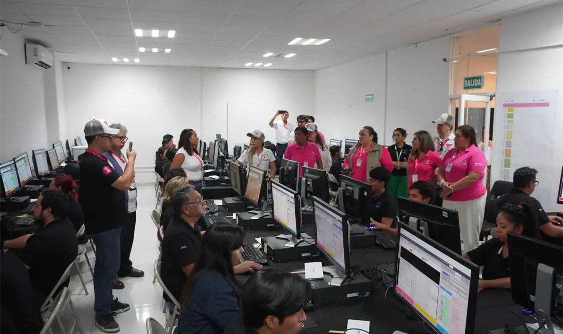 Realiza IEPC primer simulacro del PREP, del Proceso Electoral Local 2024