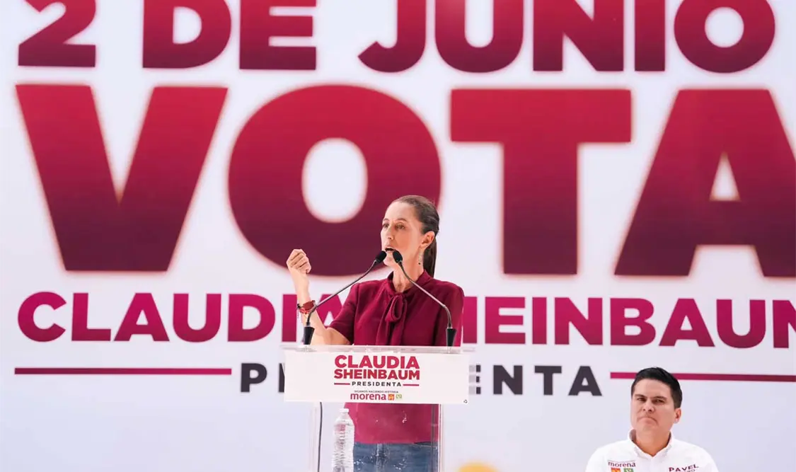 Sheinbaum convoca a México al voto libre