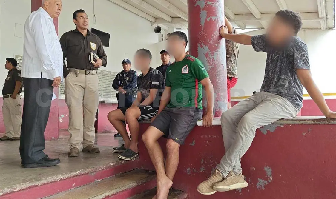 El titular del INM, Francisco Garduño, en una visita a Chiapas. Cortesía