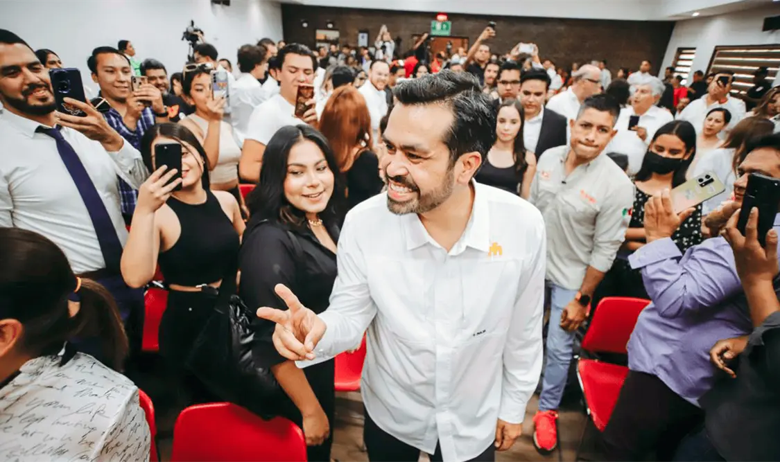 Maynez agregó que, con esta remontada, MC terminará con las posibilidades del PRIAN de levantarse. Cortesía
