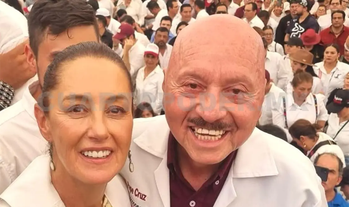 Acompaña Pepe Cruz a la mujer que consolidará la 4T