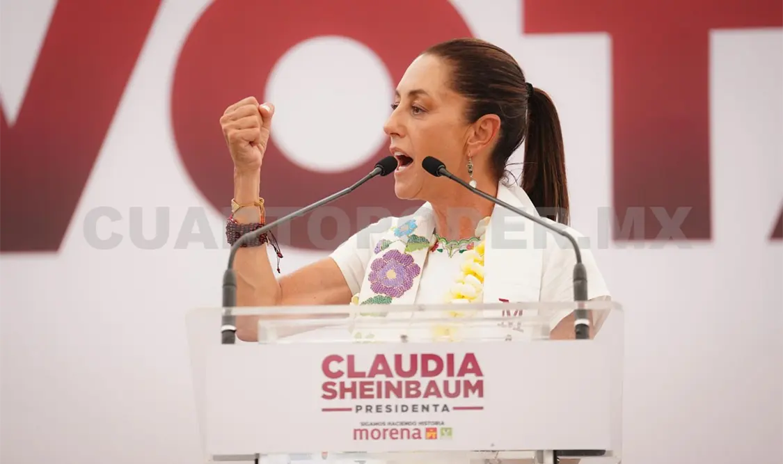 Este 2 de junio va a triunfar el pueblo: Sheinbaum