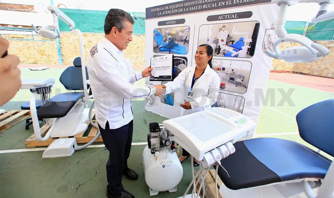 Fortalecen Programa de Salud Bucal con equipo