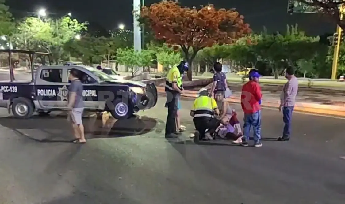 Atropellan a peatón y lo dejan gravemente herido