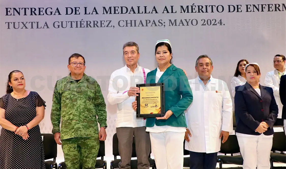 Entregan Medalla al Mérito de Enfermería 2024