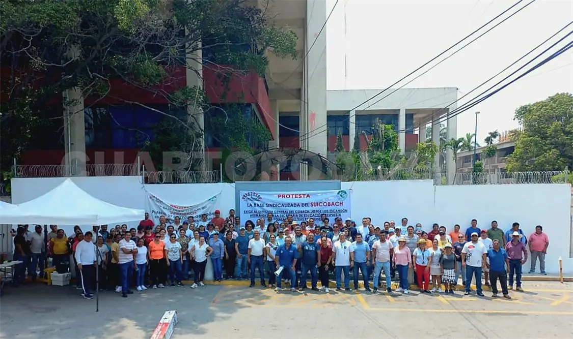 Se deslinda Suicobach de daños a oficinas de la SOP
