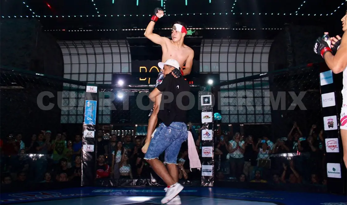 Jaula al rojo vivo en estreno de GOAT MMA