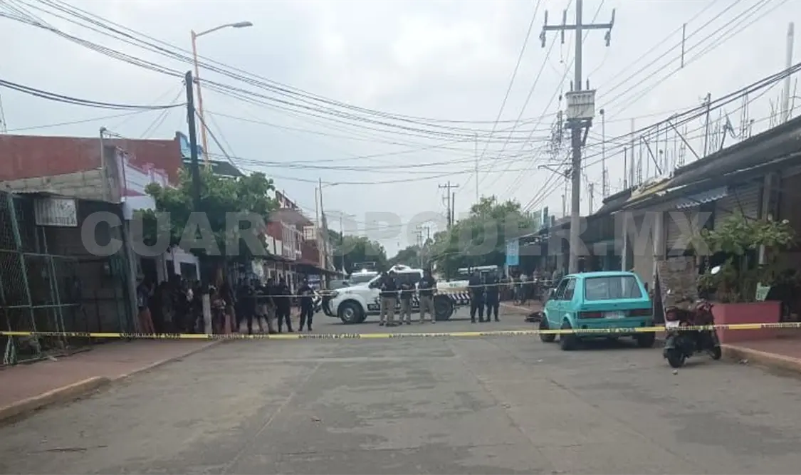 Ejecutan a balazos a chapín cerca de Palacio Municipal