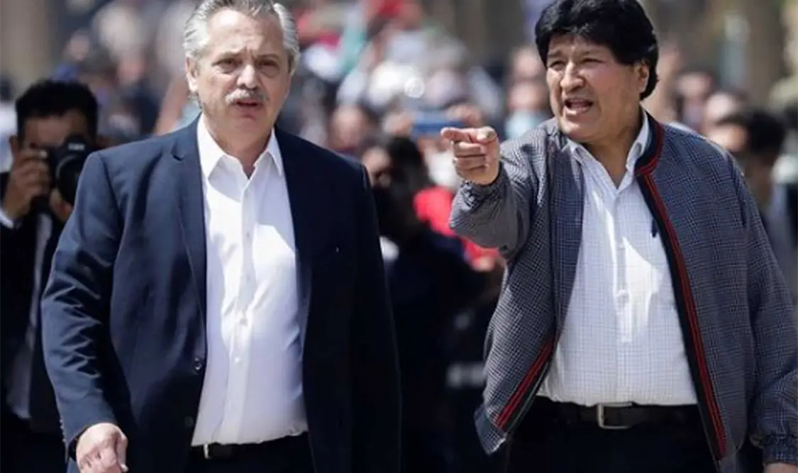 Expresidentes Alberto Fernández y Evo Morales encabezan misión electoral en México. Cortesía