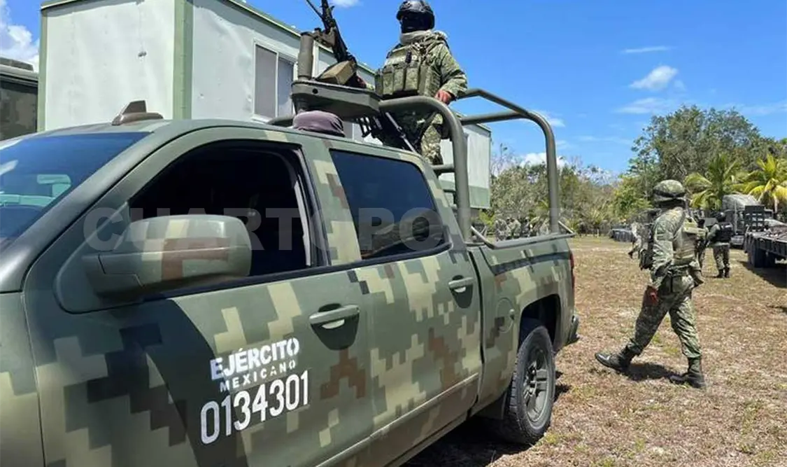 Se espera la vigilancia del ejército durante el desarrollo de este 2 de junio. CP