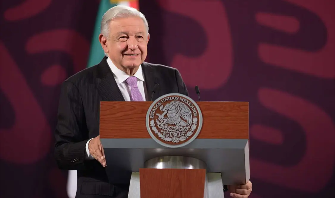 El presidente Andrés Manuel López Obrador llamó a la ciudadanía a siempre apostar a la vía pacífica y legal. Cortesía