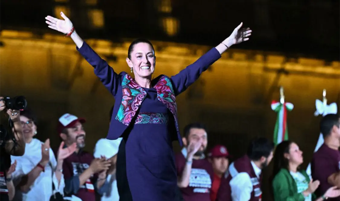 Así publican medios la victoria de Sheinbaum